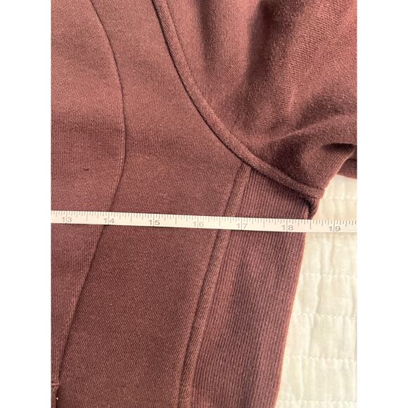 Lululemon Scuba Hoodie III Heathered Bordeaux Drama Women's Sz 8 - Picture 4 of 6